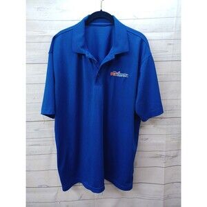PetSmart Employee Polo Shirt Mens 2XL Uniform Work Blue Logo